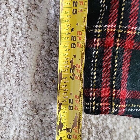 Koret High Waisted Pleated Lined & Pocketed Wool Blend Tartan Plaid Pants Sz 10 - Picture 15 of 16